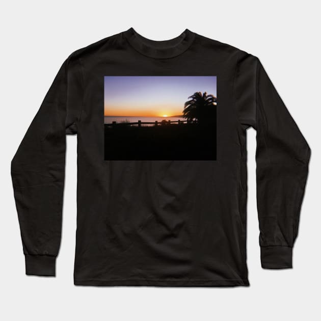 Beautiful Santa Monica Sunset. California Long Sleeve T-Shirt by SoCalDreamin